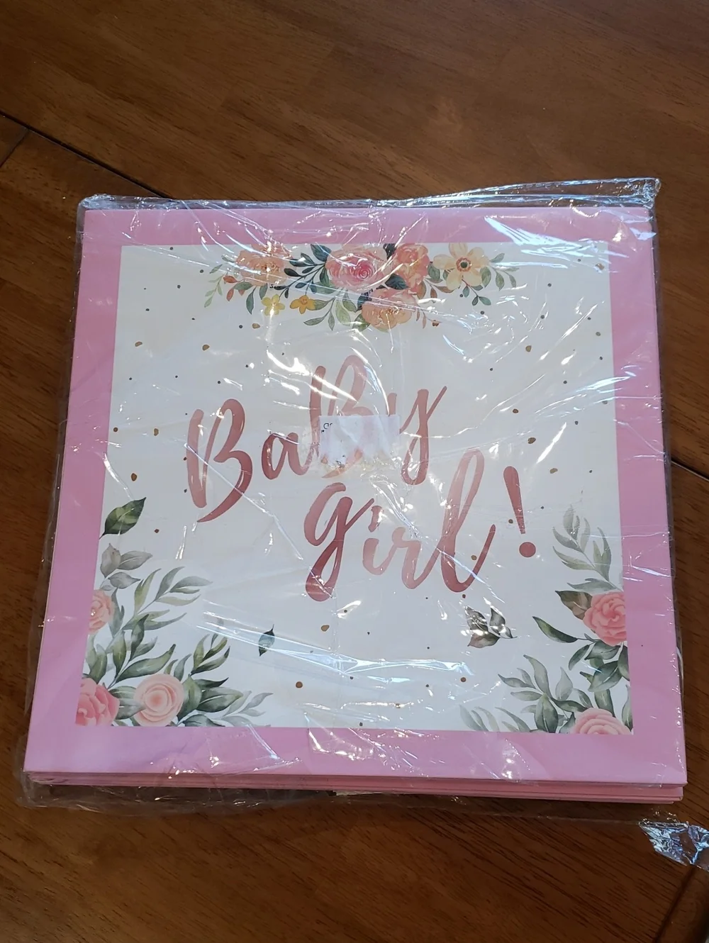 Baby Shower Decorations - Baby Blocks for a Girl